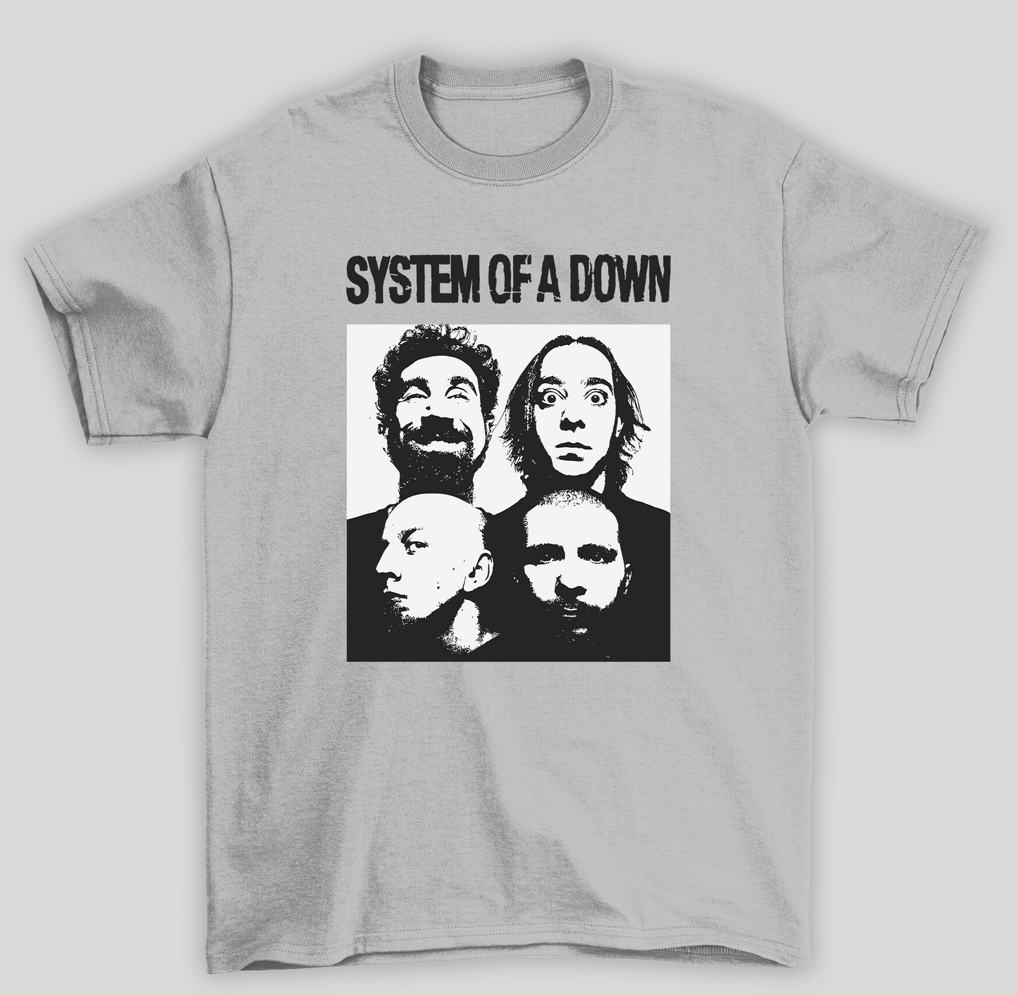 Camiseta Básica Sistem Of A Down Band