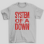 Camiseta Básica Sistem Of A Down Red