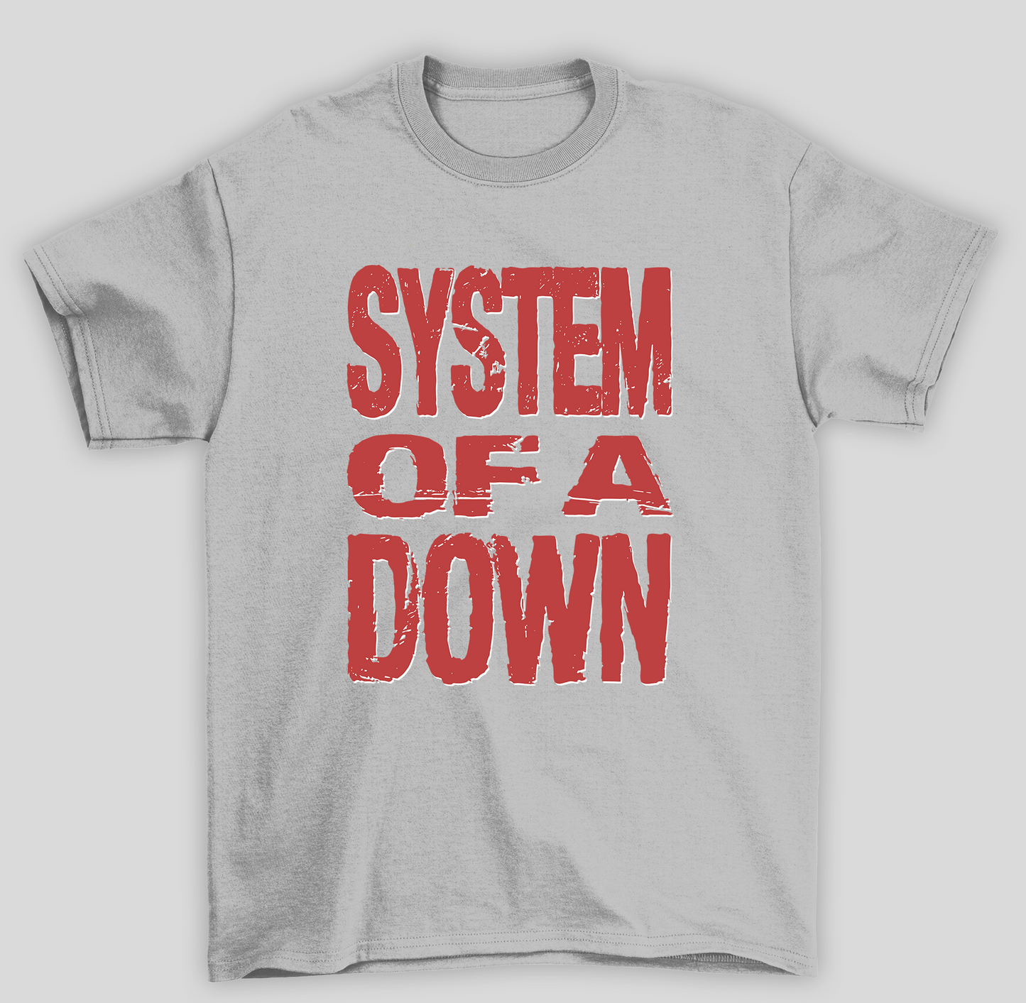 Camiseta Básica Sistem Of A Down Red