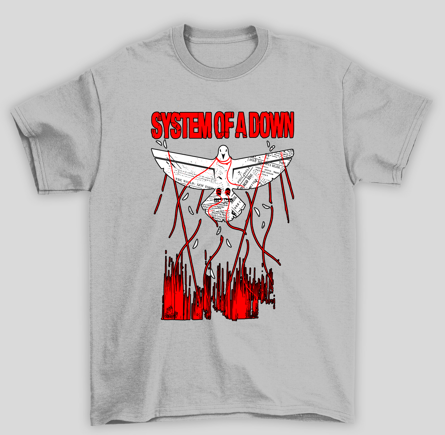 Camiseta Básica Sistem Of A Down Dove