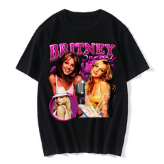 Camiseta Básica Britney Spears Singer