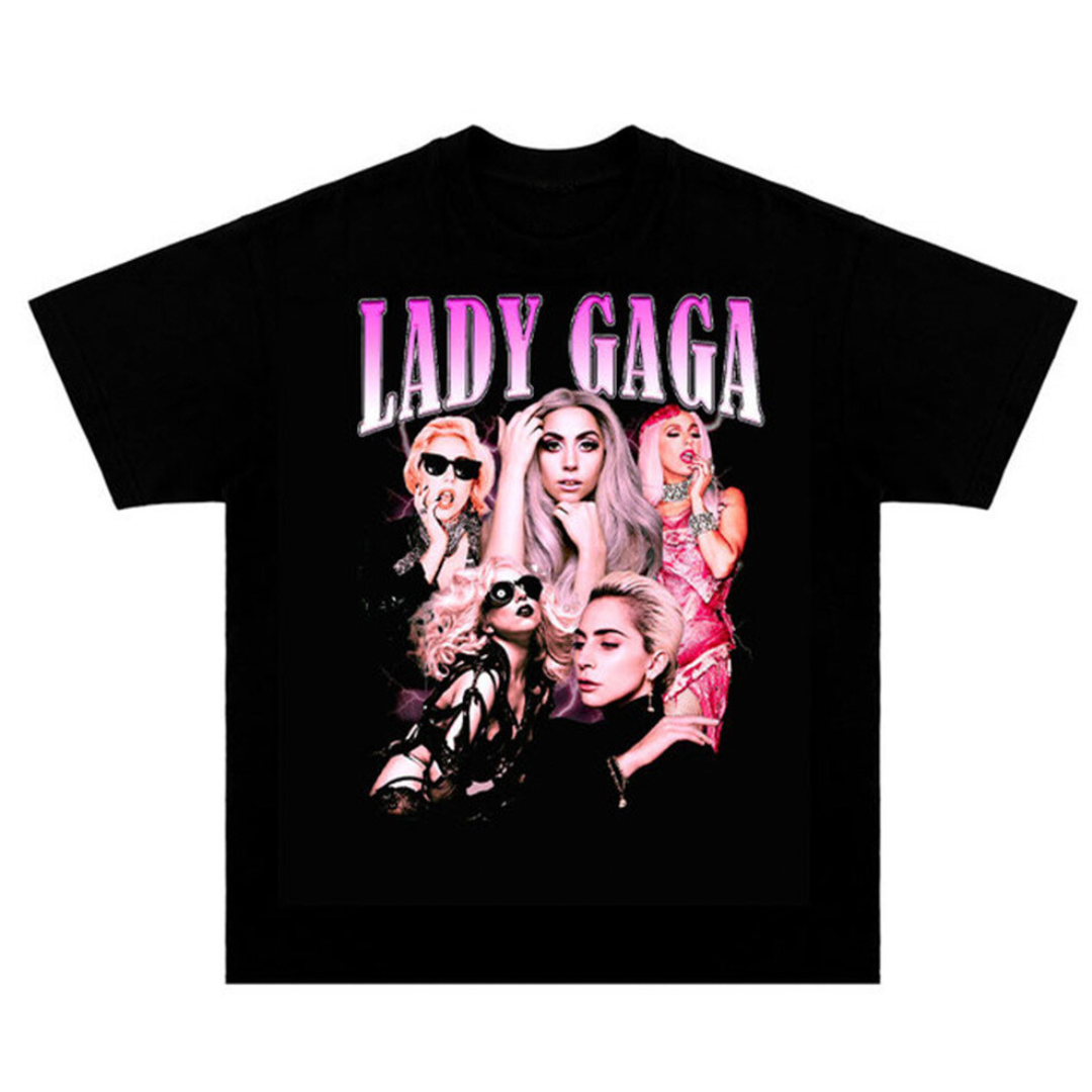 Camiseta Básica Lady Gaga Cantora