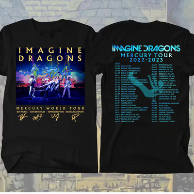 Camiseta Básica Imagine Dragons Mercury Tour