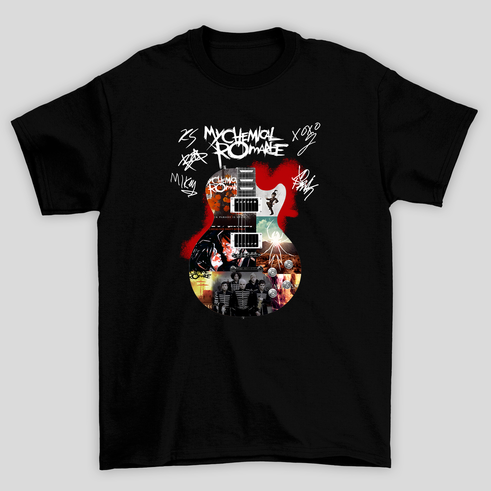 Camiseta Básica My Chemical Romance Guitar
