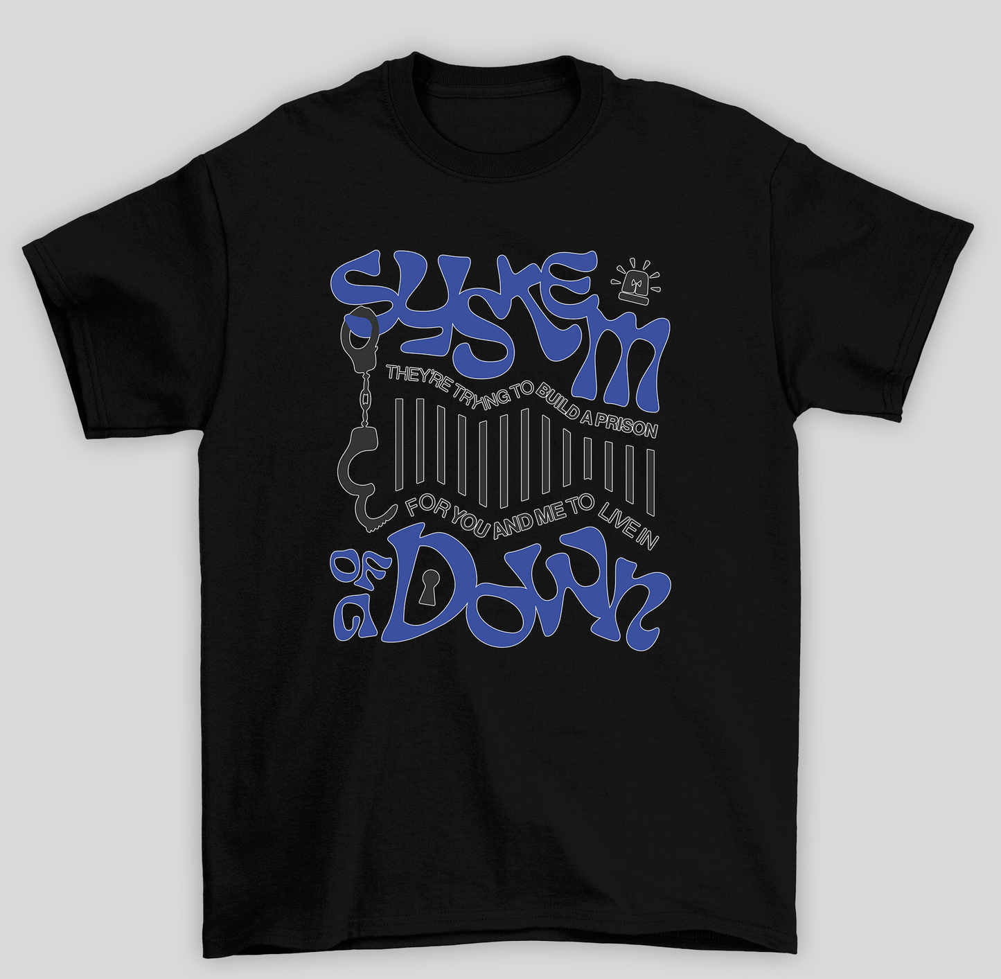 Camiseta Básica Sistem Of A Down Build A Prison