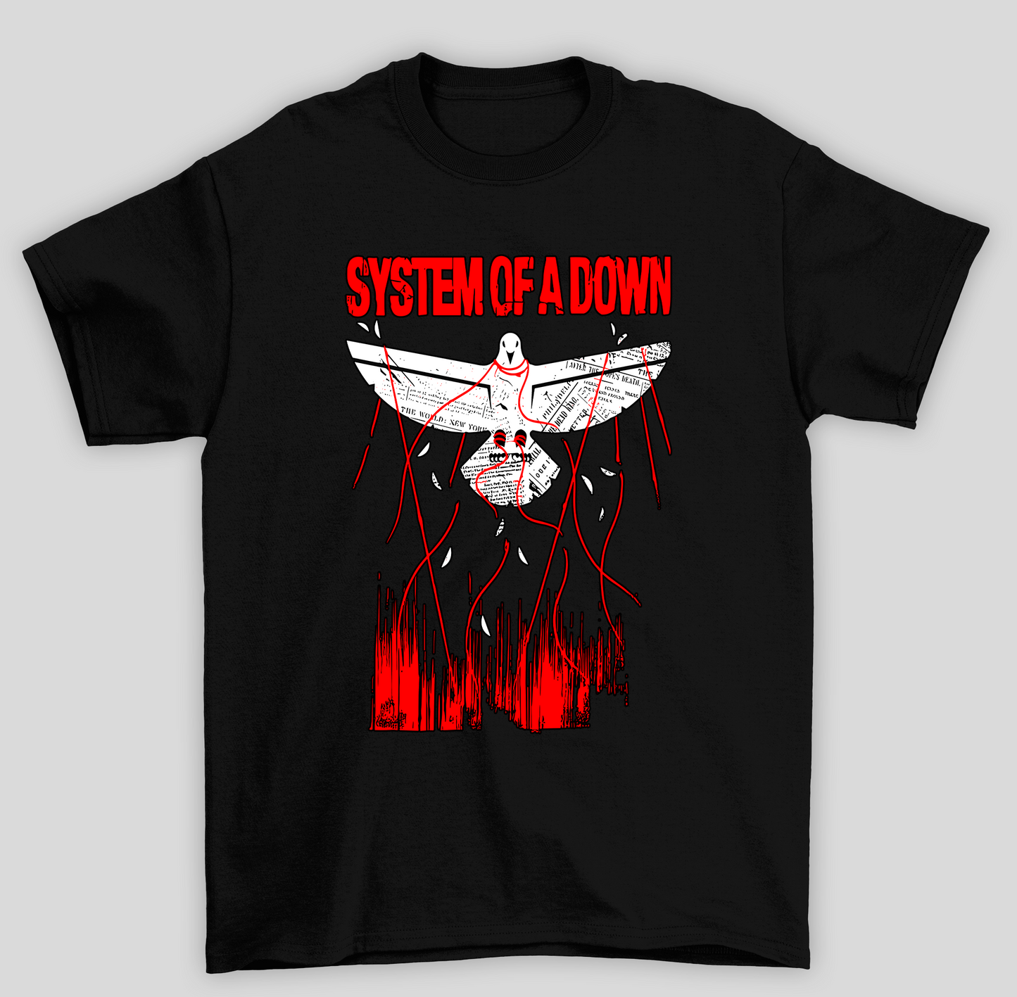 Camiseta Básica Sistem Of A Down Dove