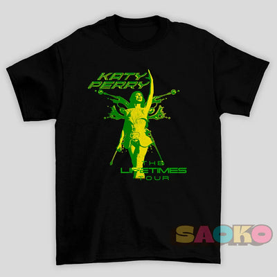 Camiseta Básica Katy Perry The Lifetimes Tour Brazil