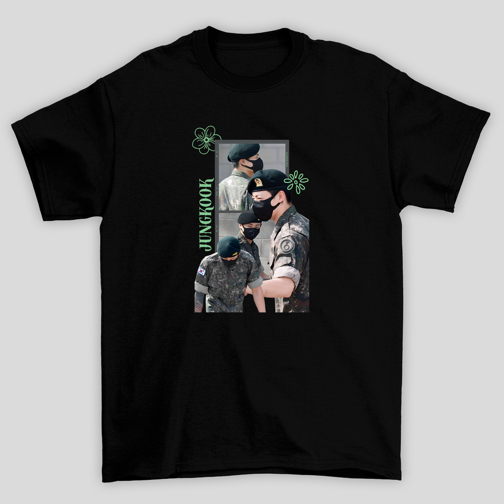 Camiseta Básica Jungkook BTS ARMY