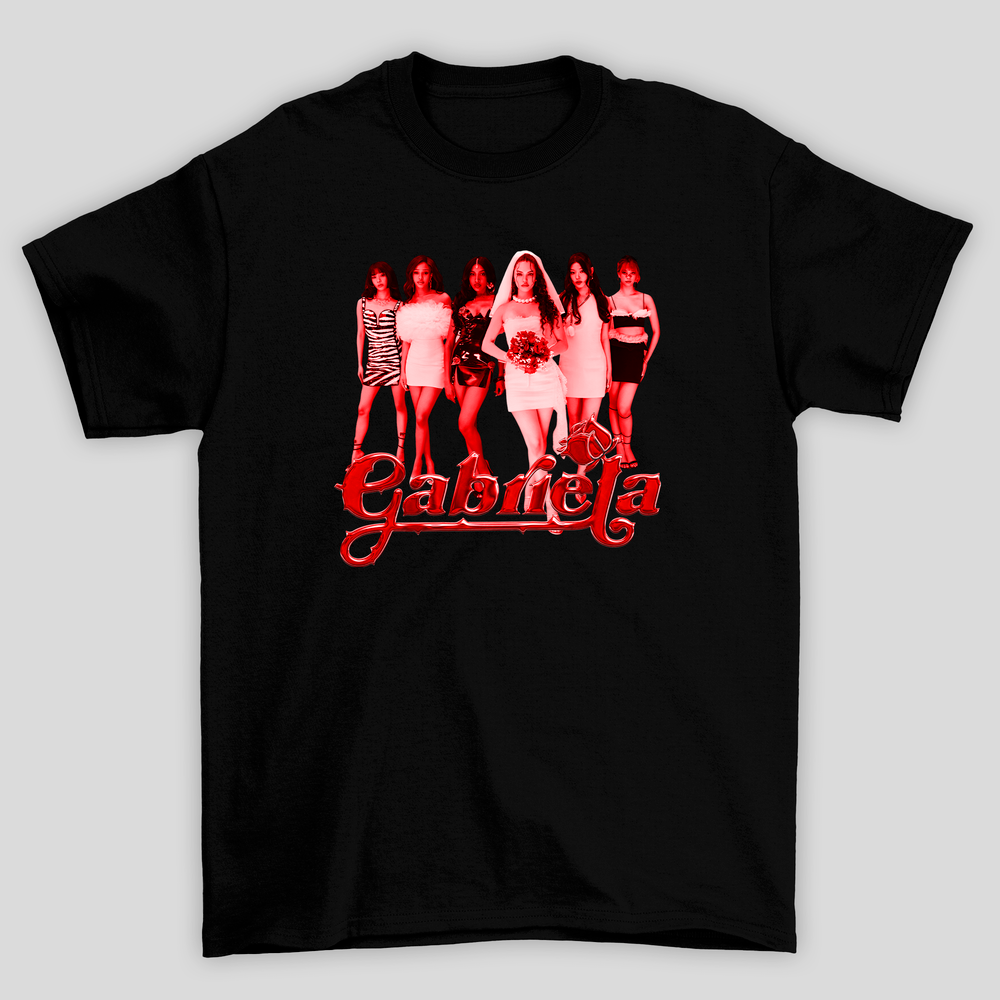 Camiseta Básica Katseye Red