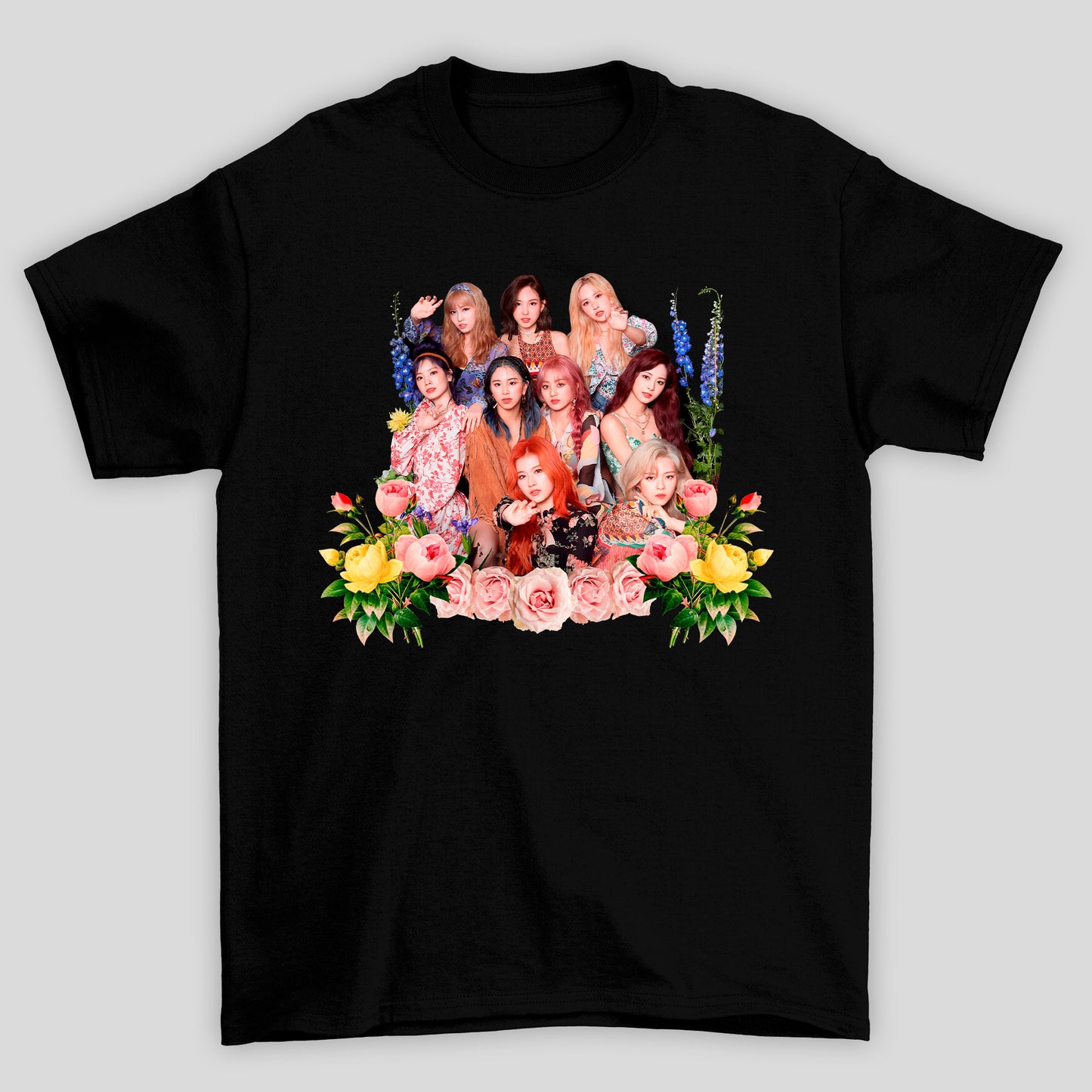 Camiseta Básica Twice Flowers