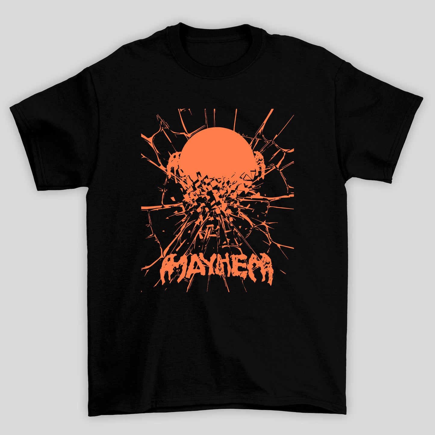 Camiseta Básica Lady Gaga Mayhem Rachadura