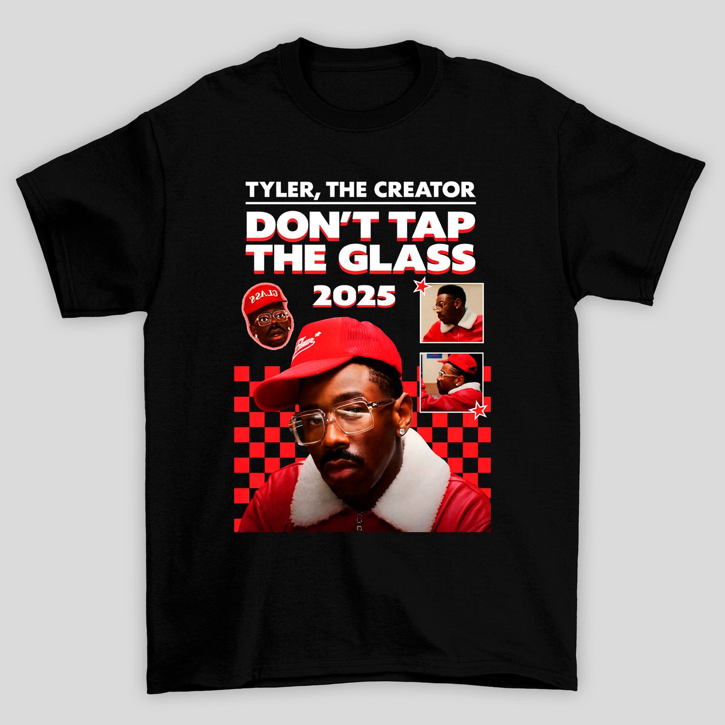Camiseta Básica Tyler The Creator Don't Tap The Glass 2025