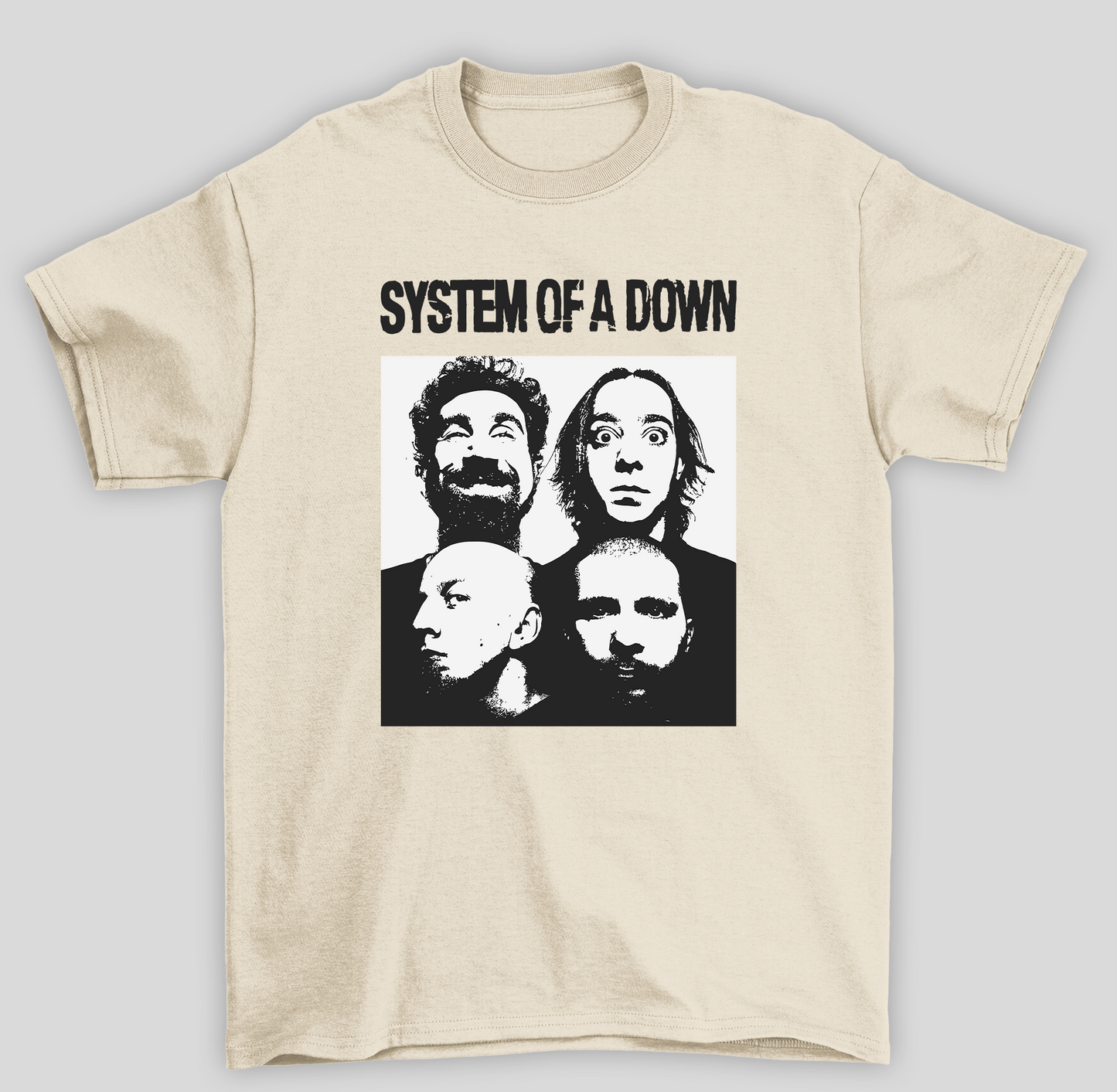 Camiseta Básica Sistem Of A Down Band