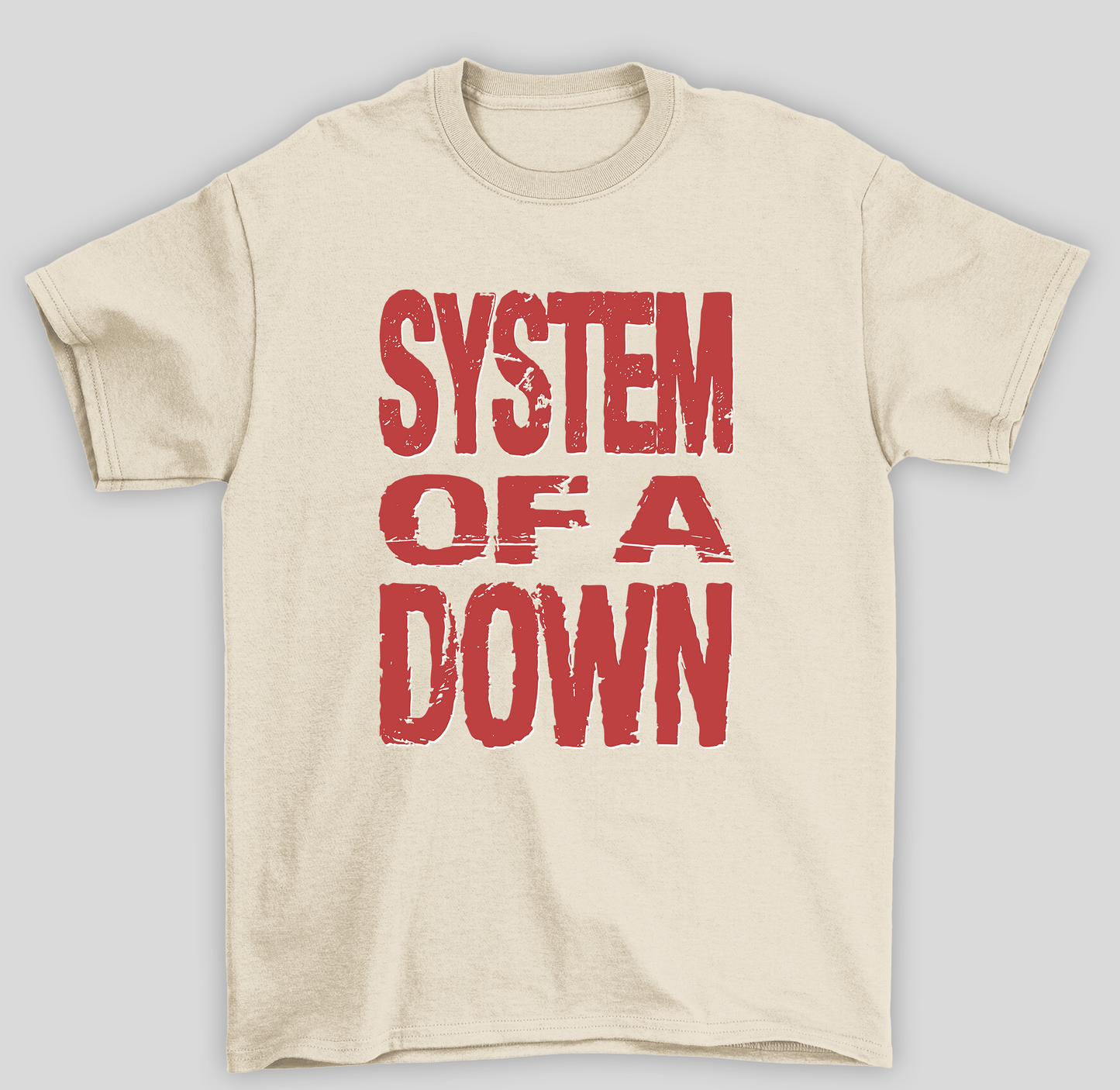 Camiseta Básica Sistem Of A Down Red