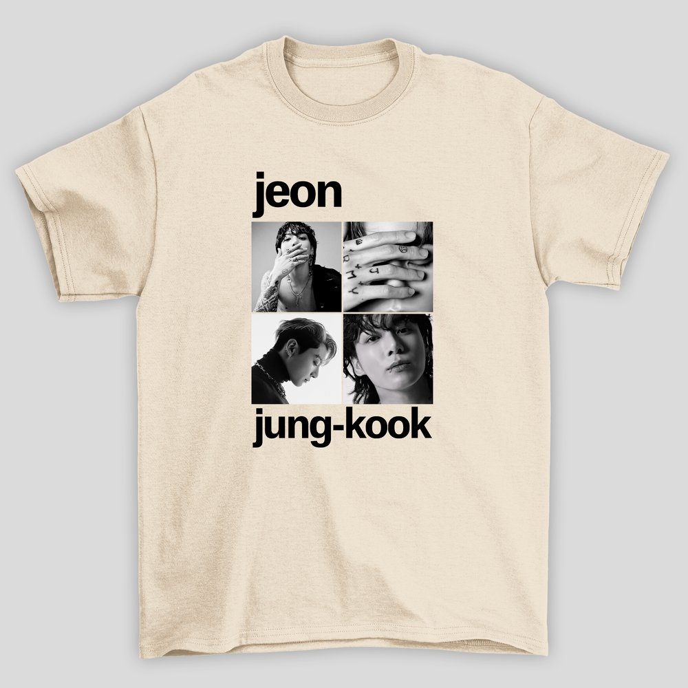 Camiseta Básica Jeon Jungkook BTS
