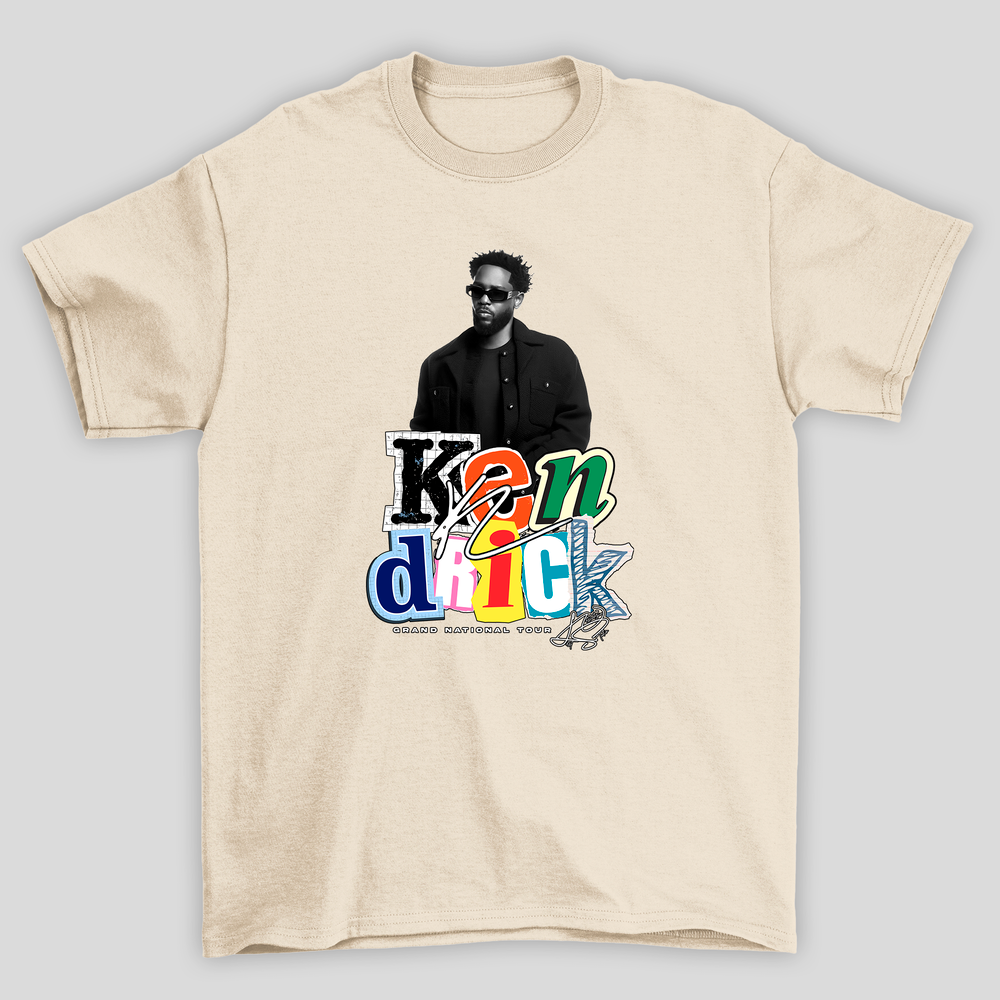 Camiseta Básica Kendrick Lamar Grand National Tour