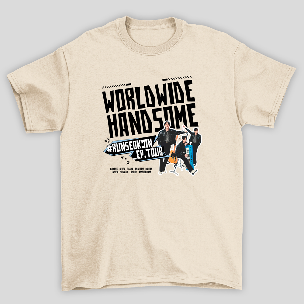 Camiseta Basica BTS Jin Worldwide Handsome