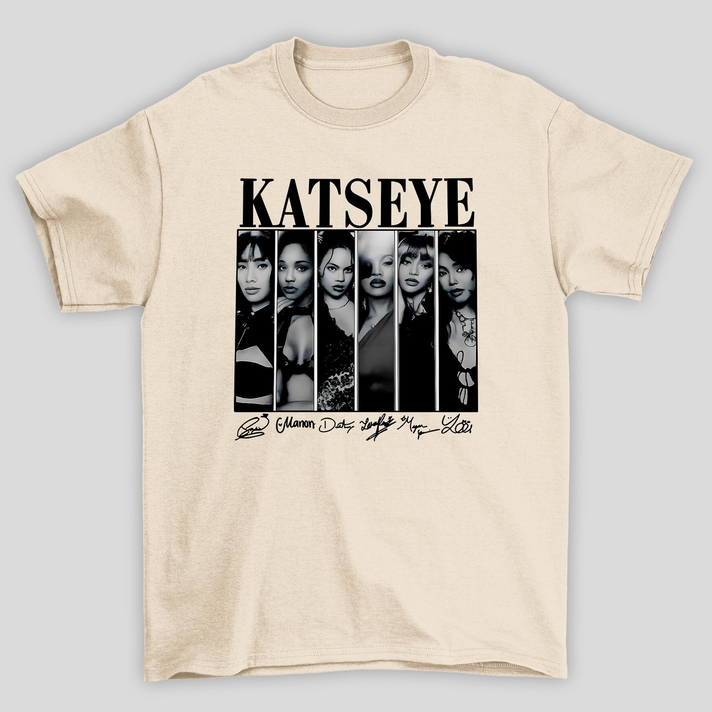 Camiseta Básica Katseye Autografo