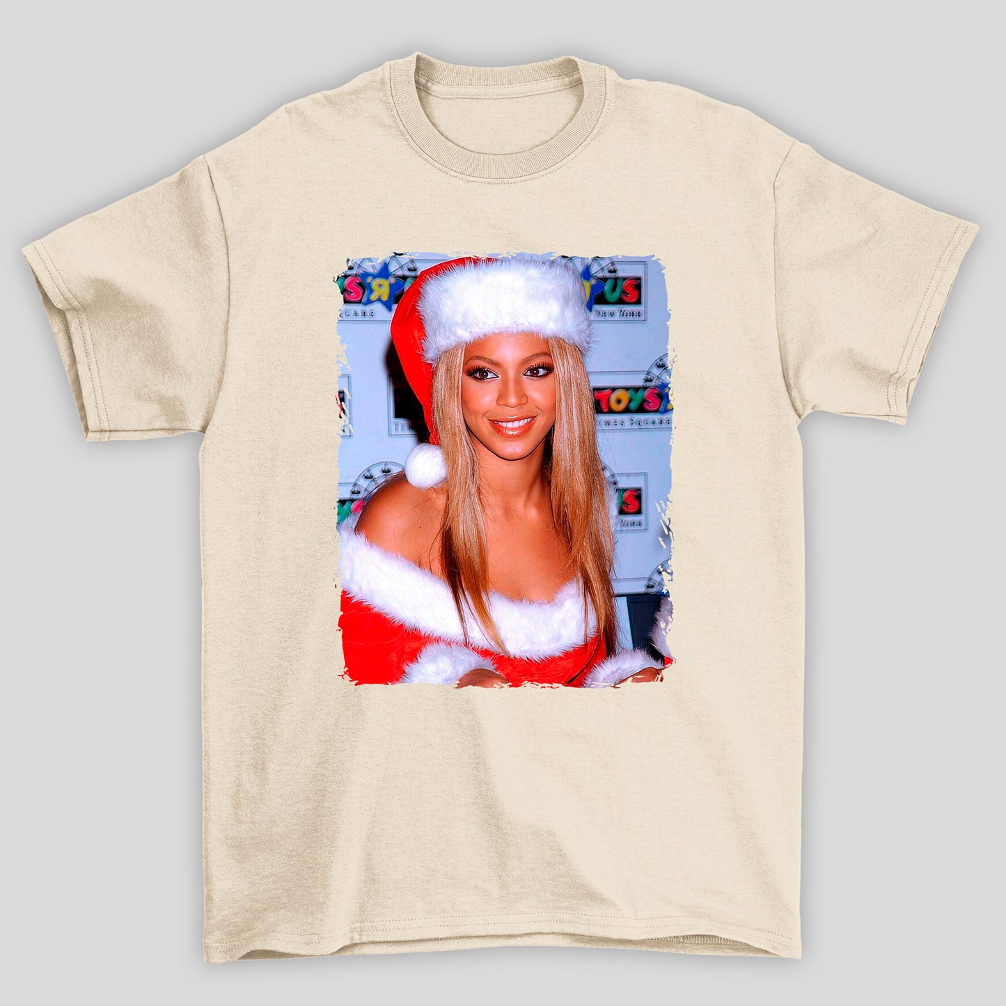 Camiseta Básica Christmas Beyonce