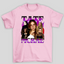 Camiseta Básica Tate McRae Digital- rosa bebe