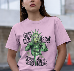 Camiseta Básica Chappel Roan Good Luck