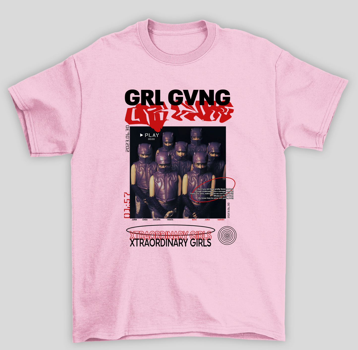 Camiseta Básica XG Grl Gvng