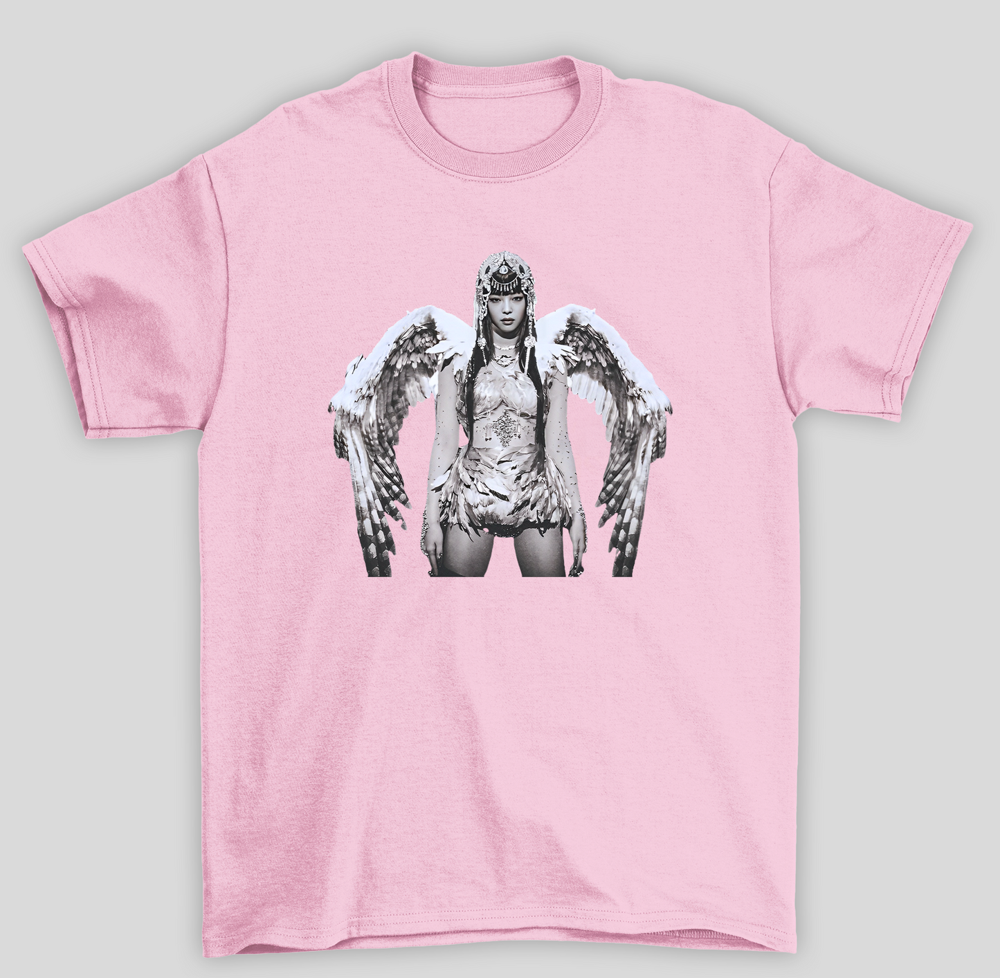 Camiseta Básica Jennie Zen Angel- rosa bebe