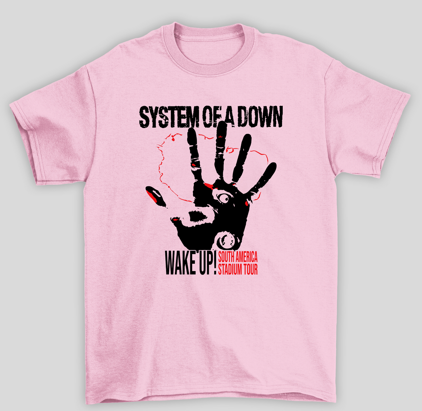 Camiseta Básica Sistem Of A Down Wake Tour