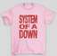 Camiseta Básica Sistem Of A Down Red