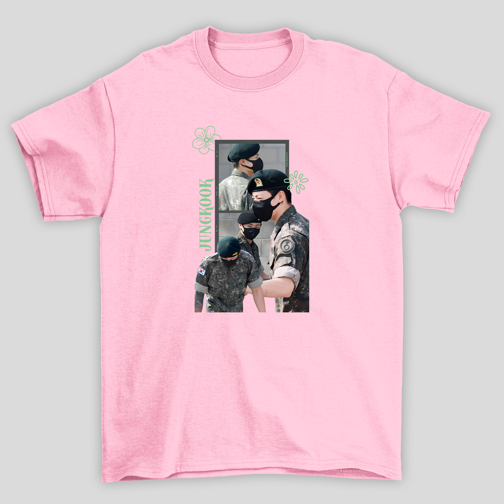 Camiseta Básica Jungkook BTS ARMY