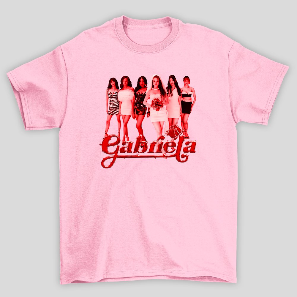 Camiseta Básica Katseye Red