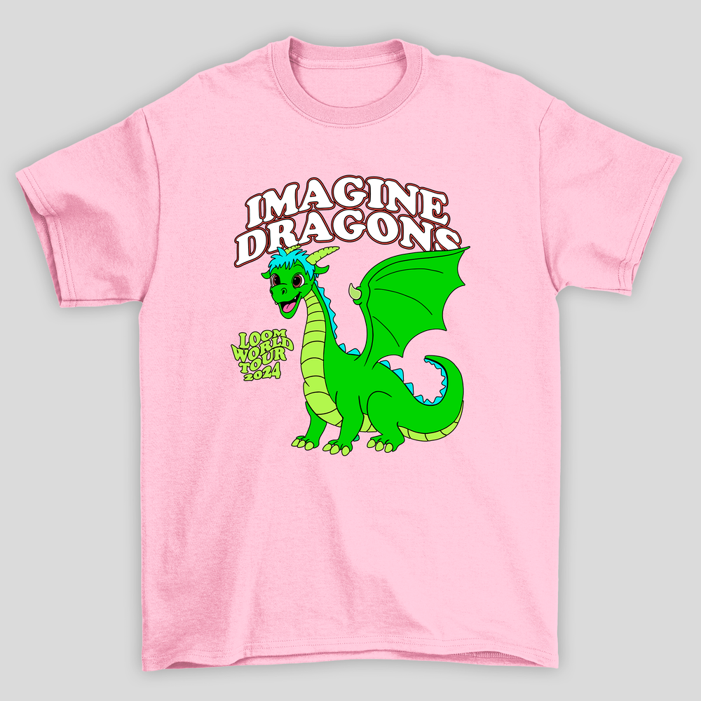 Camiseta Básica Imagine Dragons Loom Tour