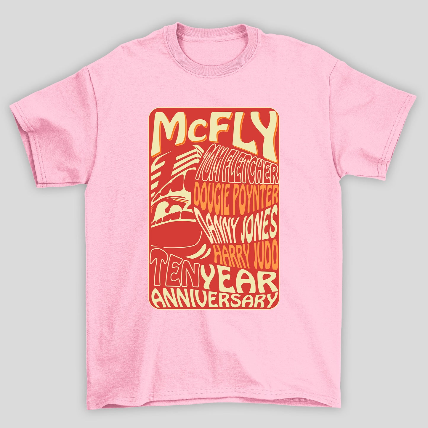 Camiseta Básica McFLY Ten Year Anniversary