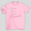 Camiseta Básica Sabrina Carpenter List Manchild