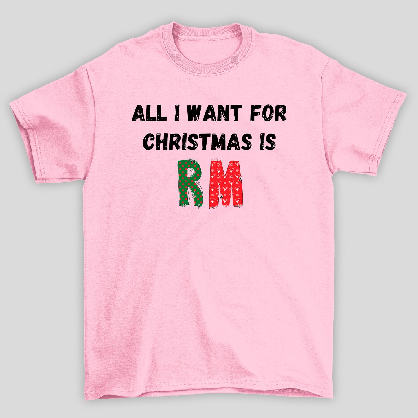 Camiseta Básica Christmas BTS All I Want For Christmas Is RM
