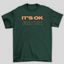 Camiseta Básica Tate McRae It's Ok I'm Ok- verde