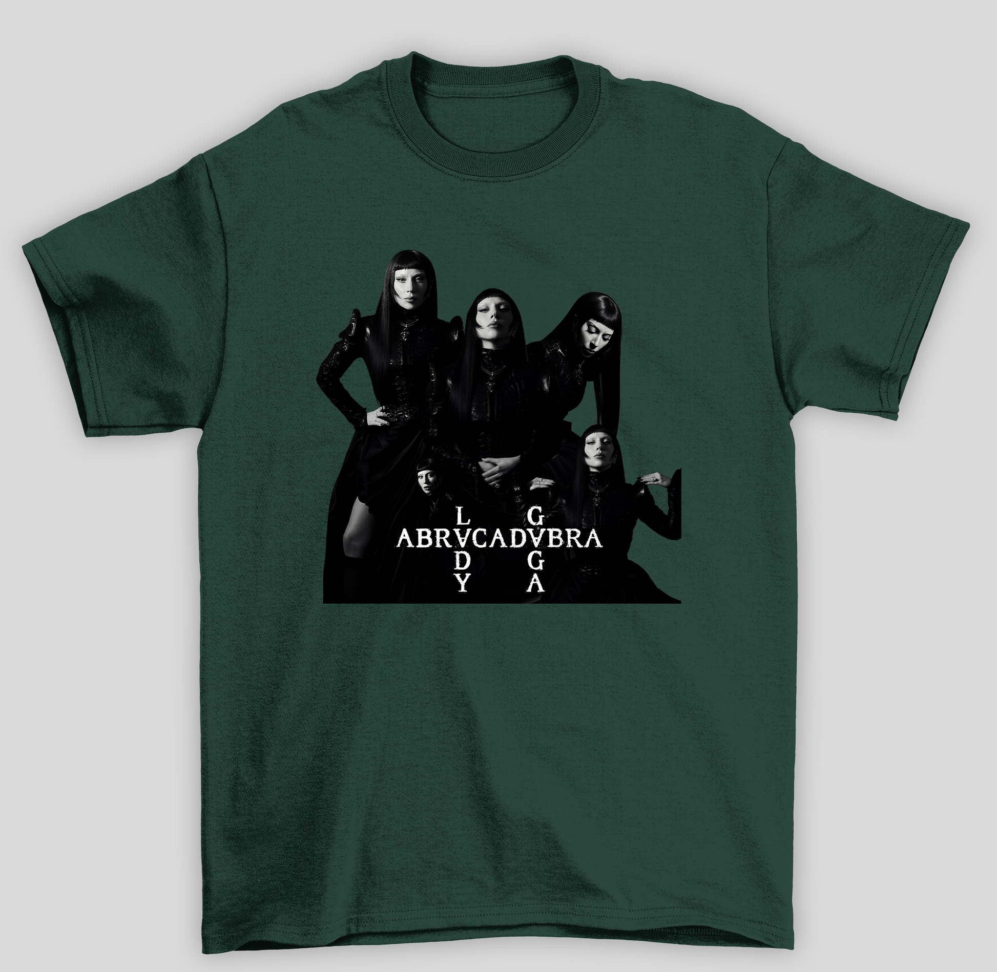 Camiseta Básica Lady Gaga Abacadabra- verde