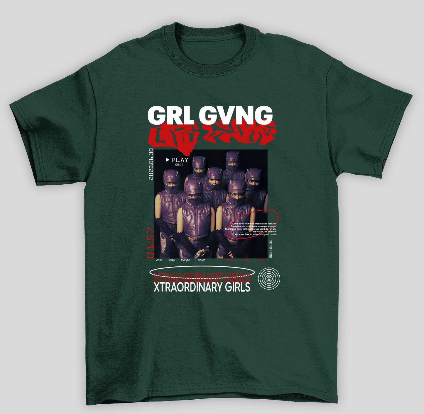 Camiseta Básica XG Grl Gvng