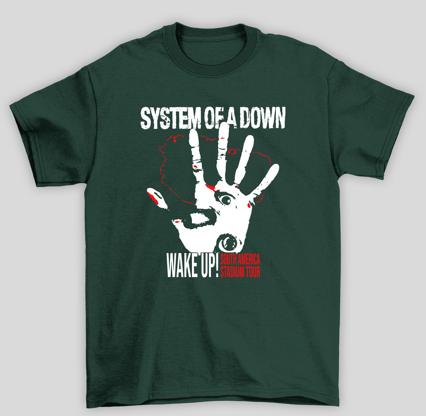 Camiseta Básica Sistem Of A Down Wake Tour