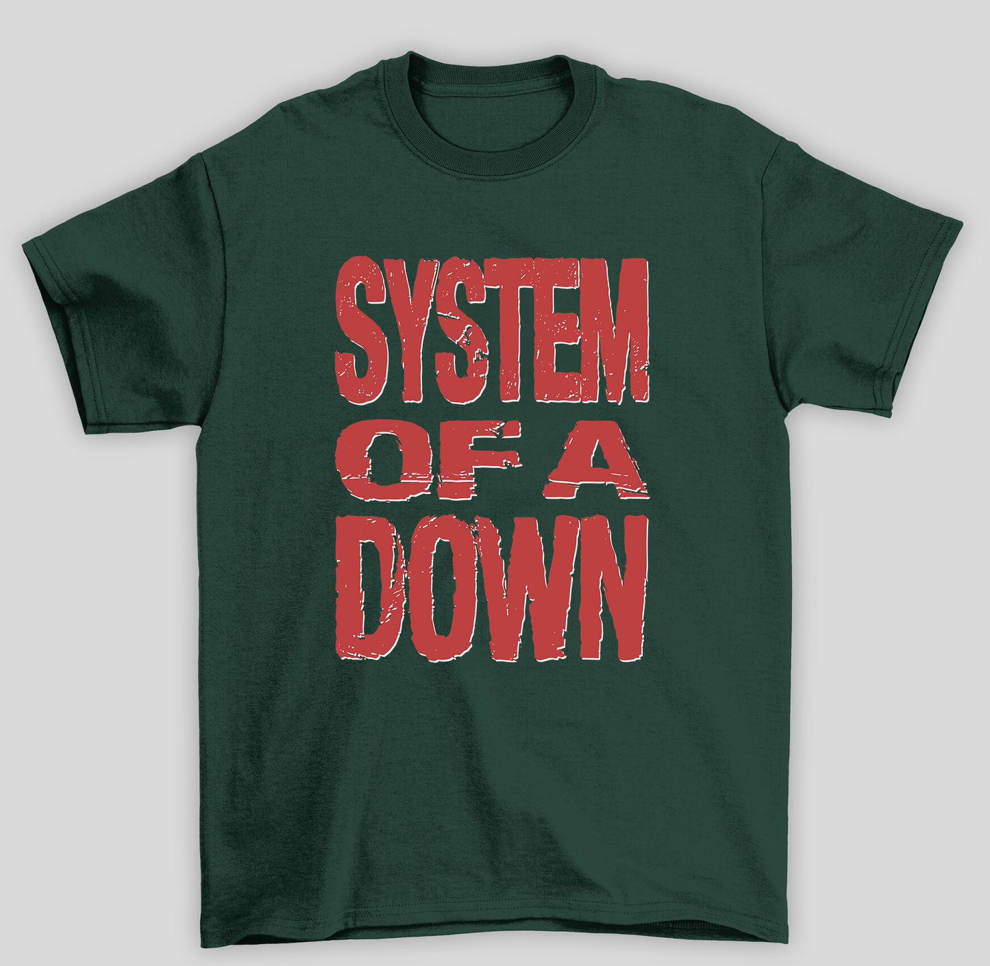 Camiseta Básica Sistem Of A Down Red