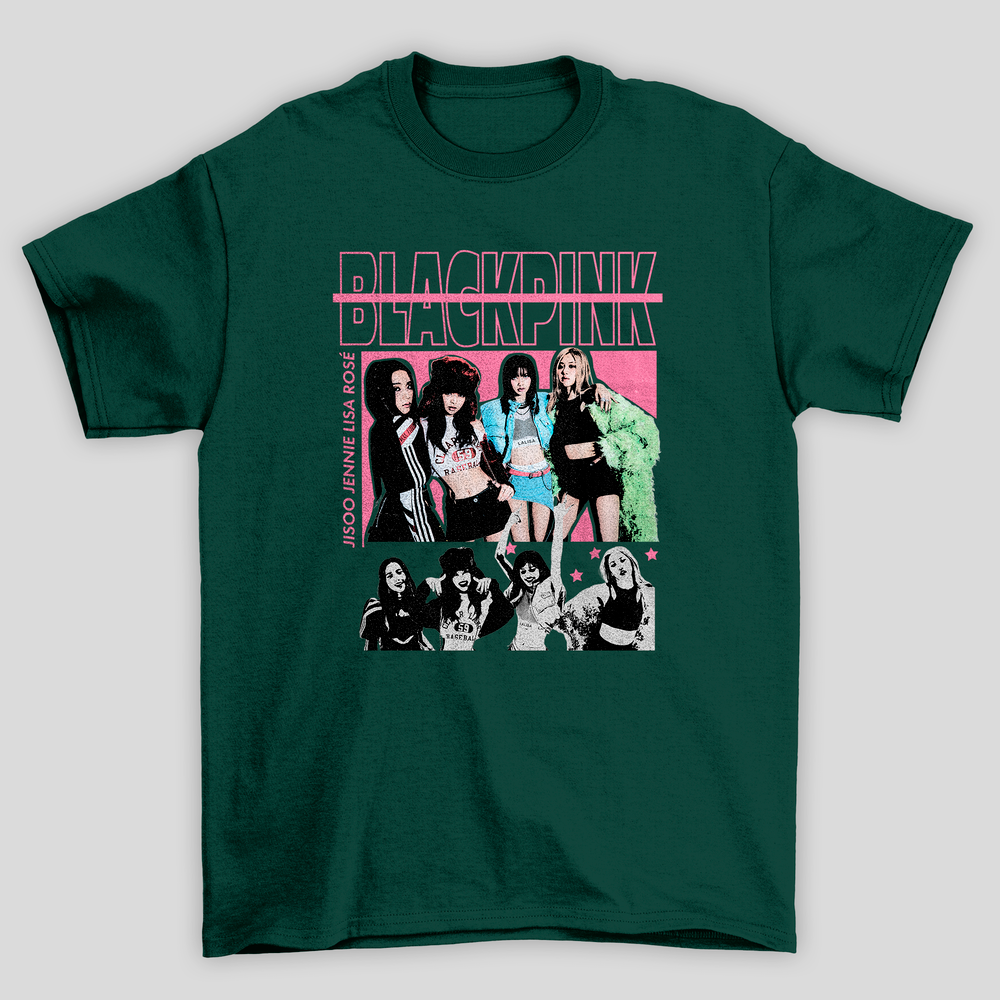 Camiseta Básica Blackpink Stars