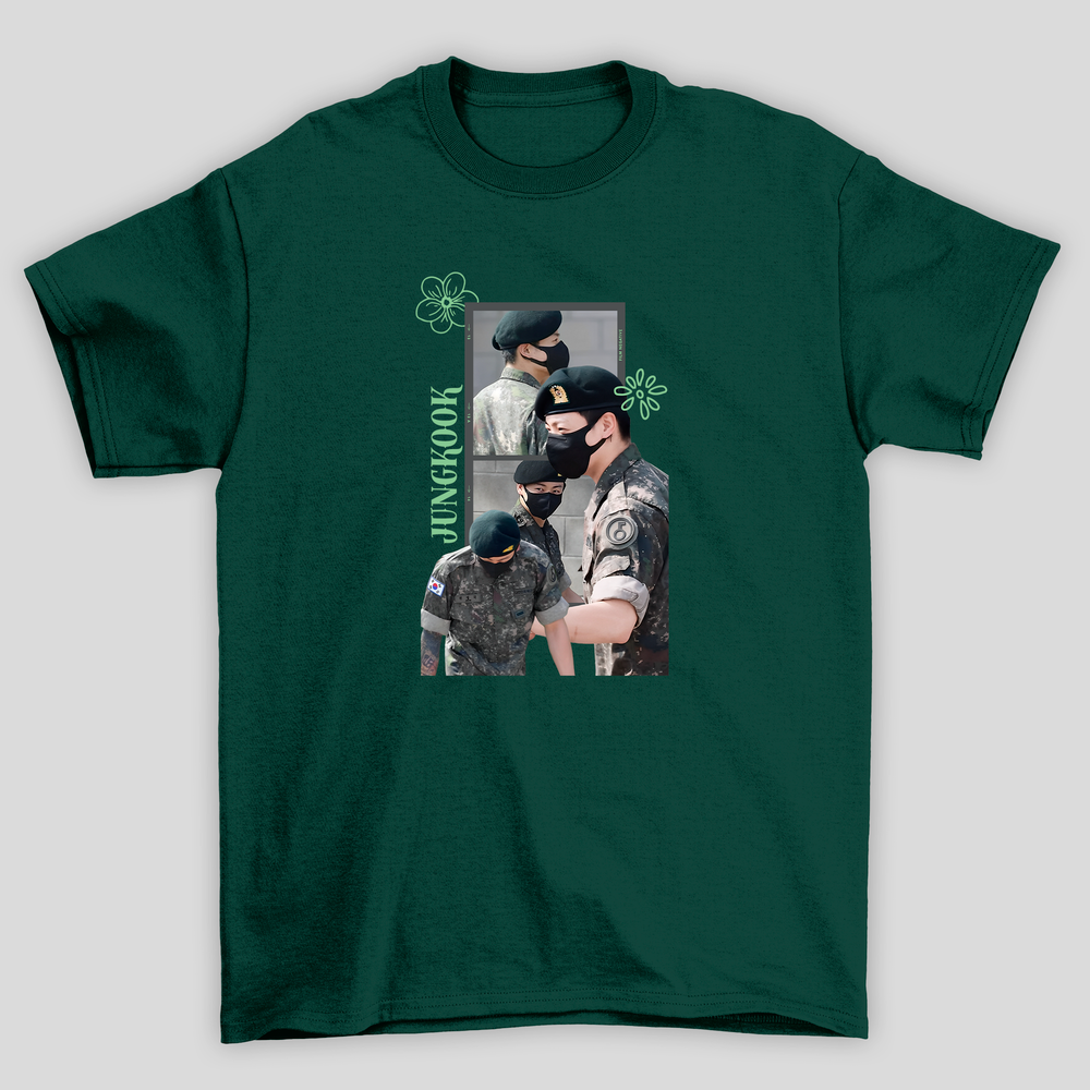 Camiseta Básica Jungkook BTS ARMY