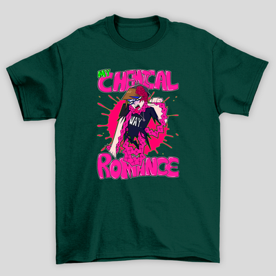 Camiseta Básica My Chemical Romance The Black Parade