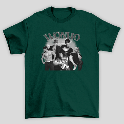Camiseta Básica Wonho Collage