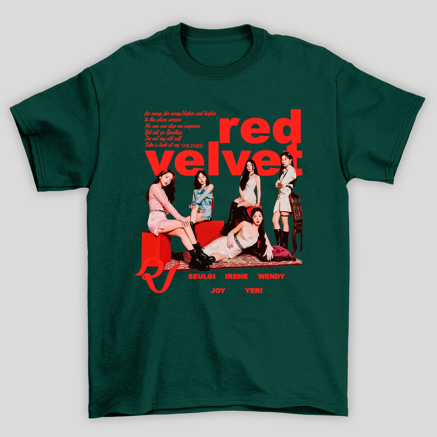 Camiseta Básica Red Velvet Graphic