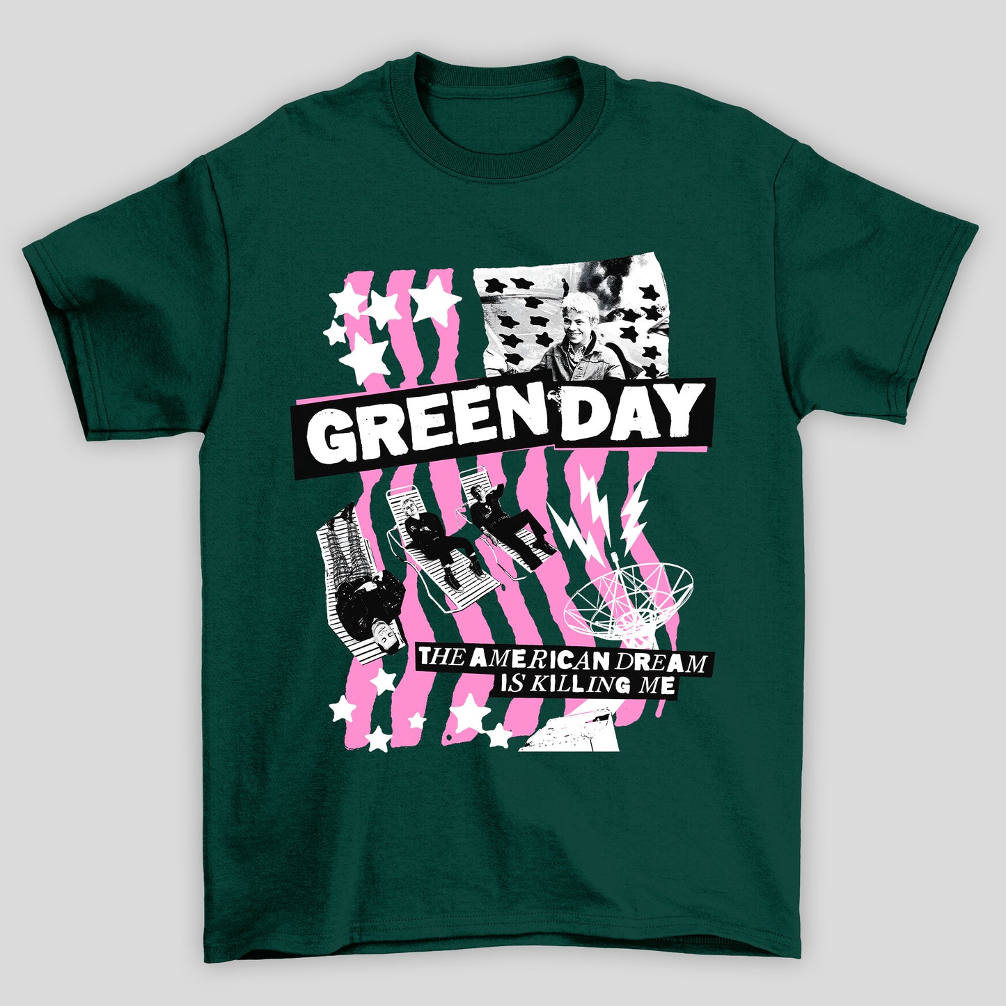 Camiseta Básica The American Dream Green Day