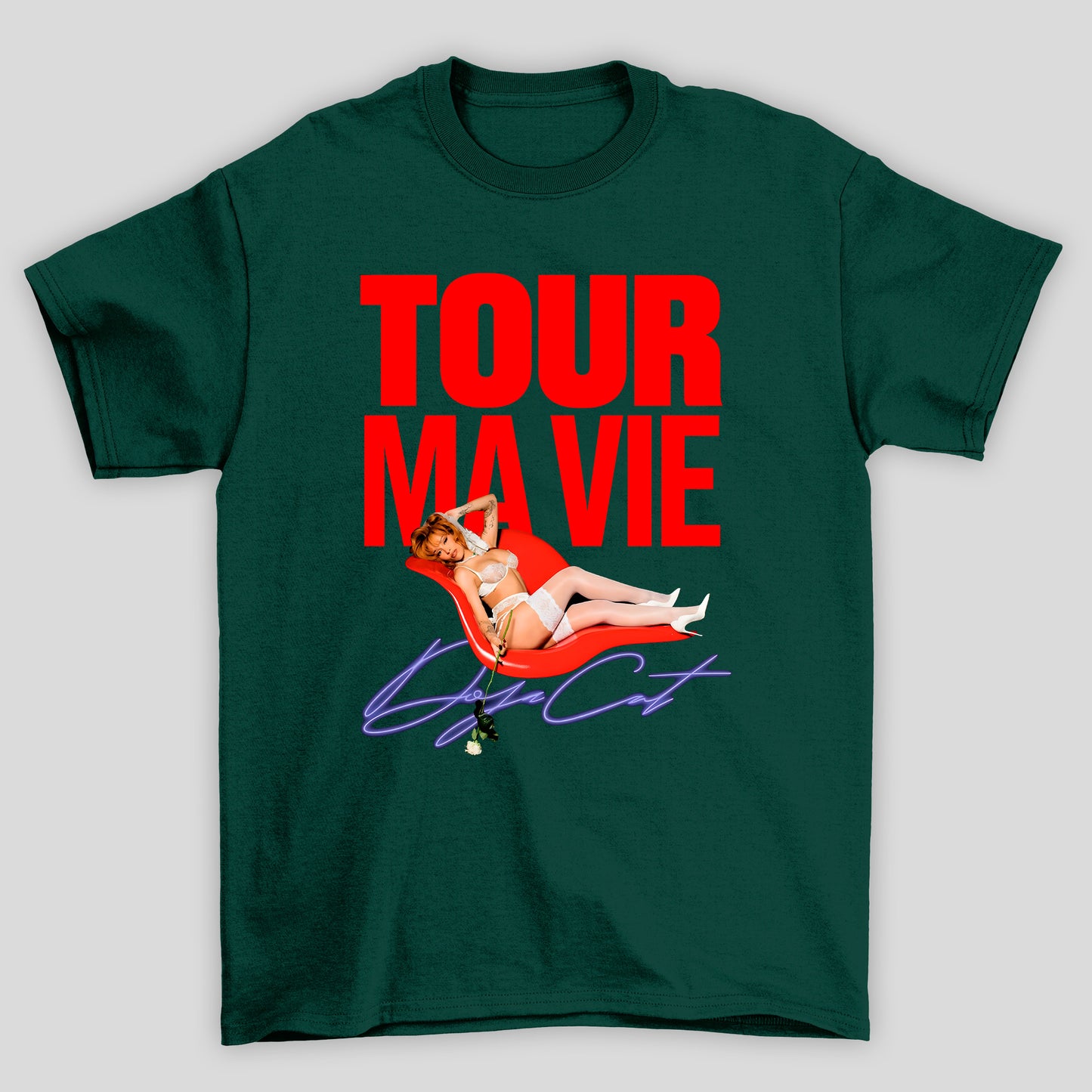 Camiseta Básica Doja Cat Tour Ma Vie