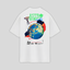 Camiseta Oversized Travis Scott Astroworld Logo- branco