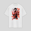 Camiseta Oversized 21 Savage Story American Dream- branco