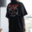 Camiseta Oversized 21 Savage Story American Dream- preto